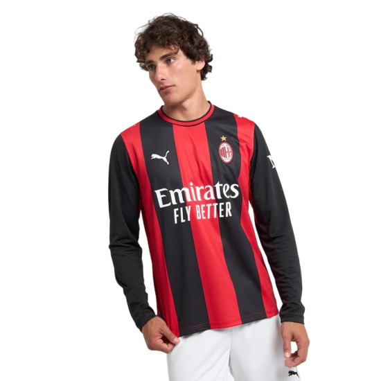 Maillot domicile Milan 2026/27 homme manches longues Maillot domicile Milan 2026/27 homme manches longues