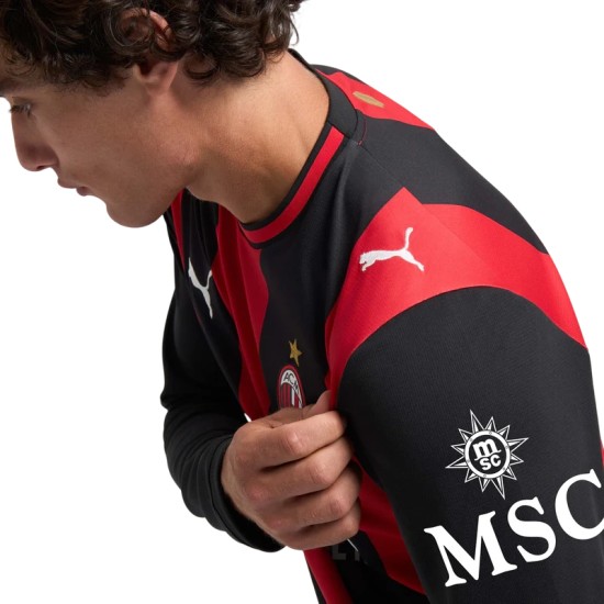 Maillot domicile Milan 2026/27 homme manches longues Maillot domicile Milan 2026/27 homme manches longues