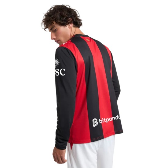 Maillot domicile Milan 2026/27 homme manches longues Maillot domicile Milan 2026/27 homme manches longues