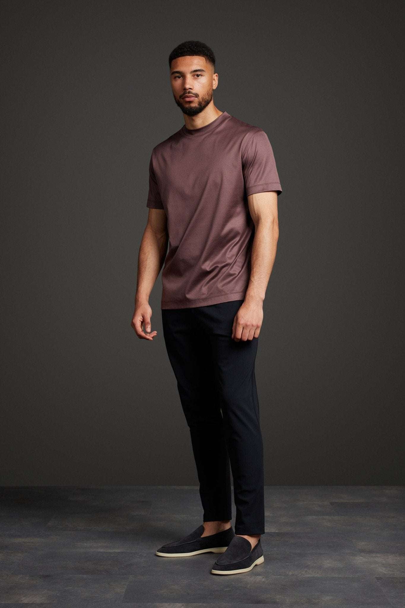 T-shirt marron cuivré T-shirt marron cuivré