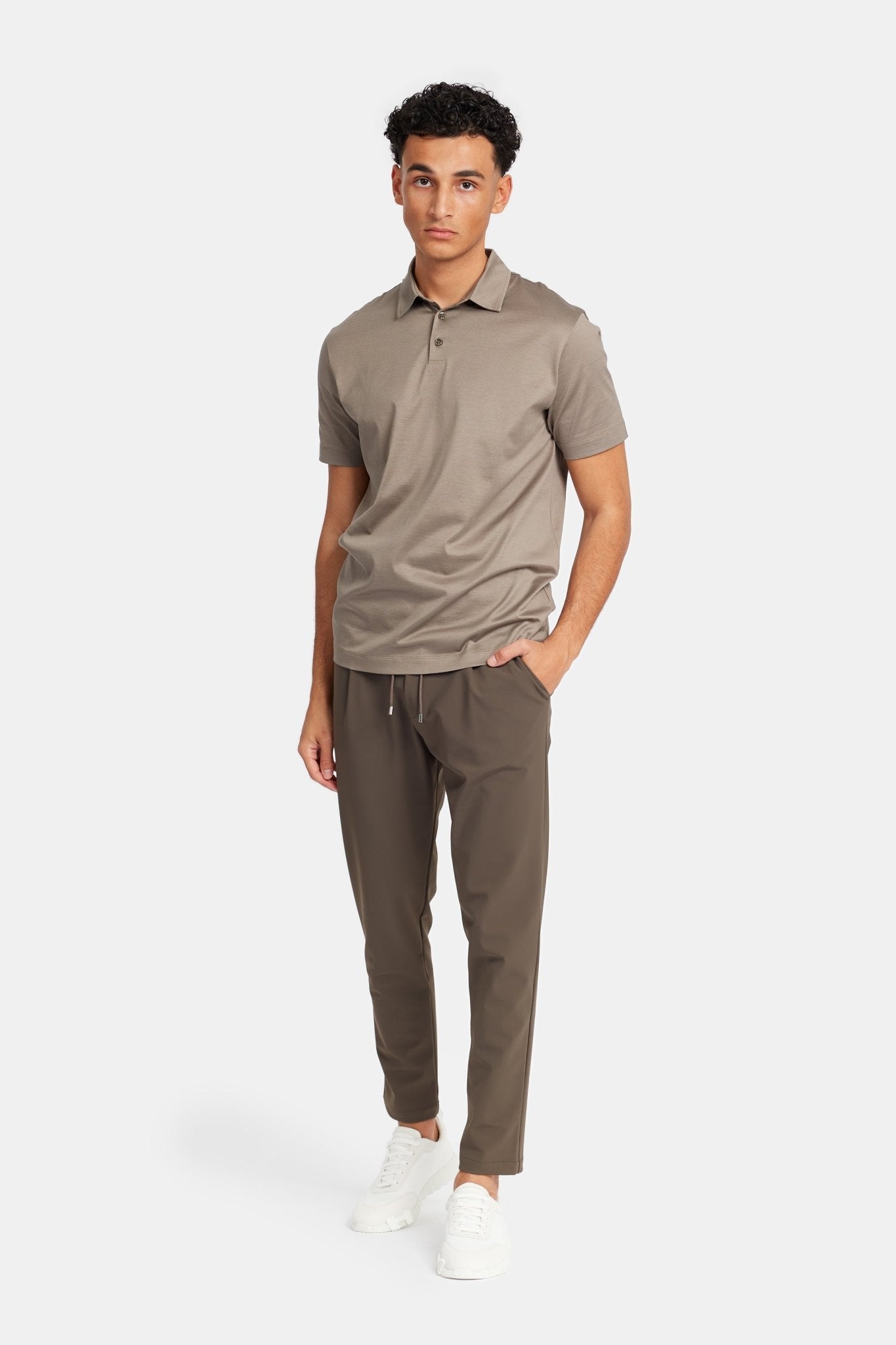 Polo taupe désert Polo taupe désert