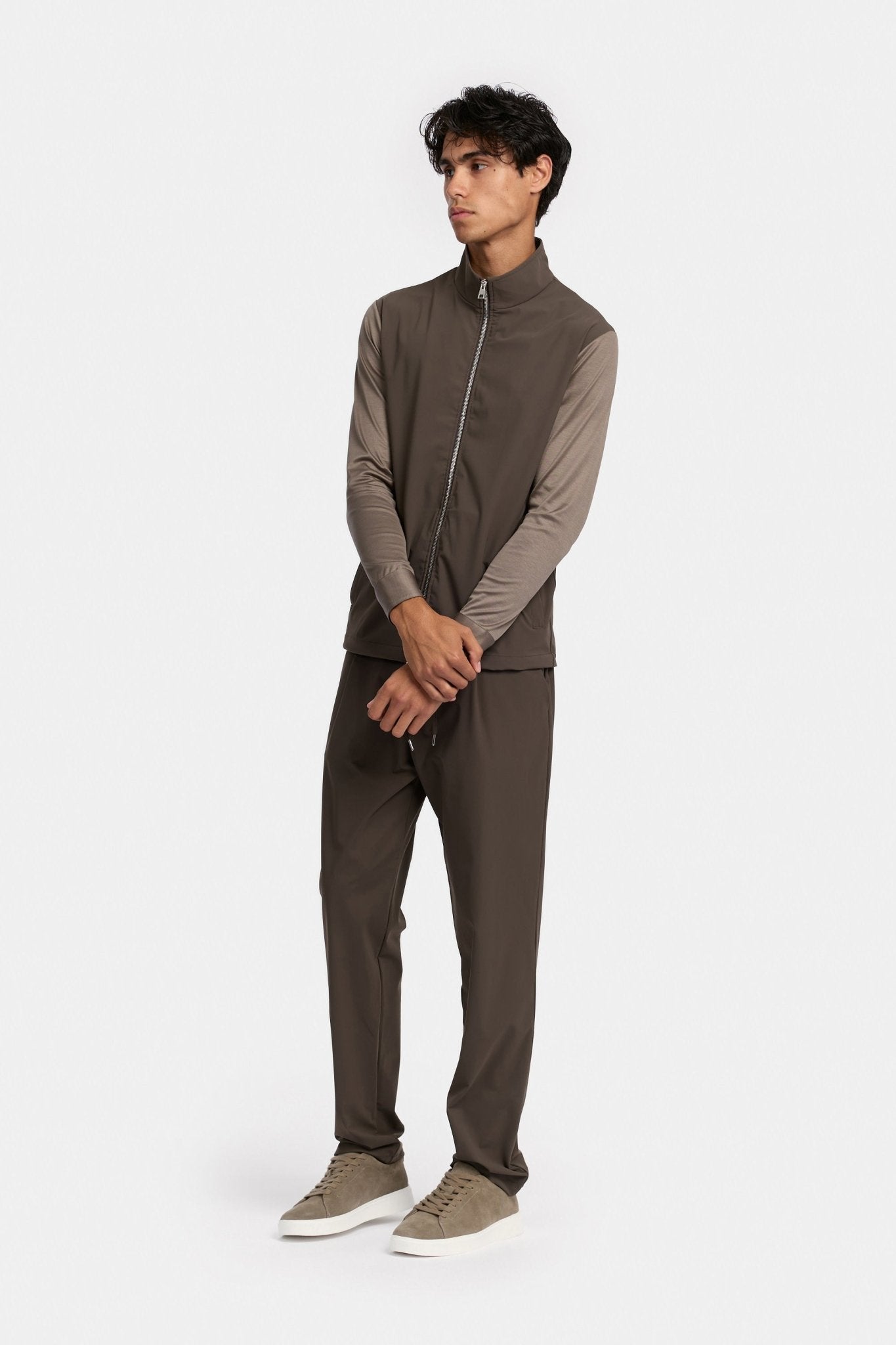 Manteau technique Fuse marron moka