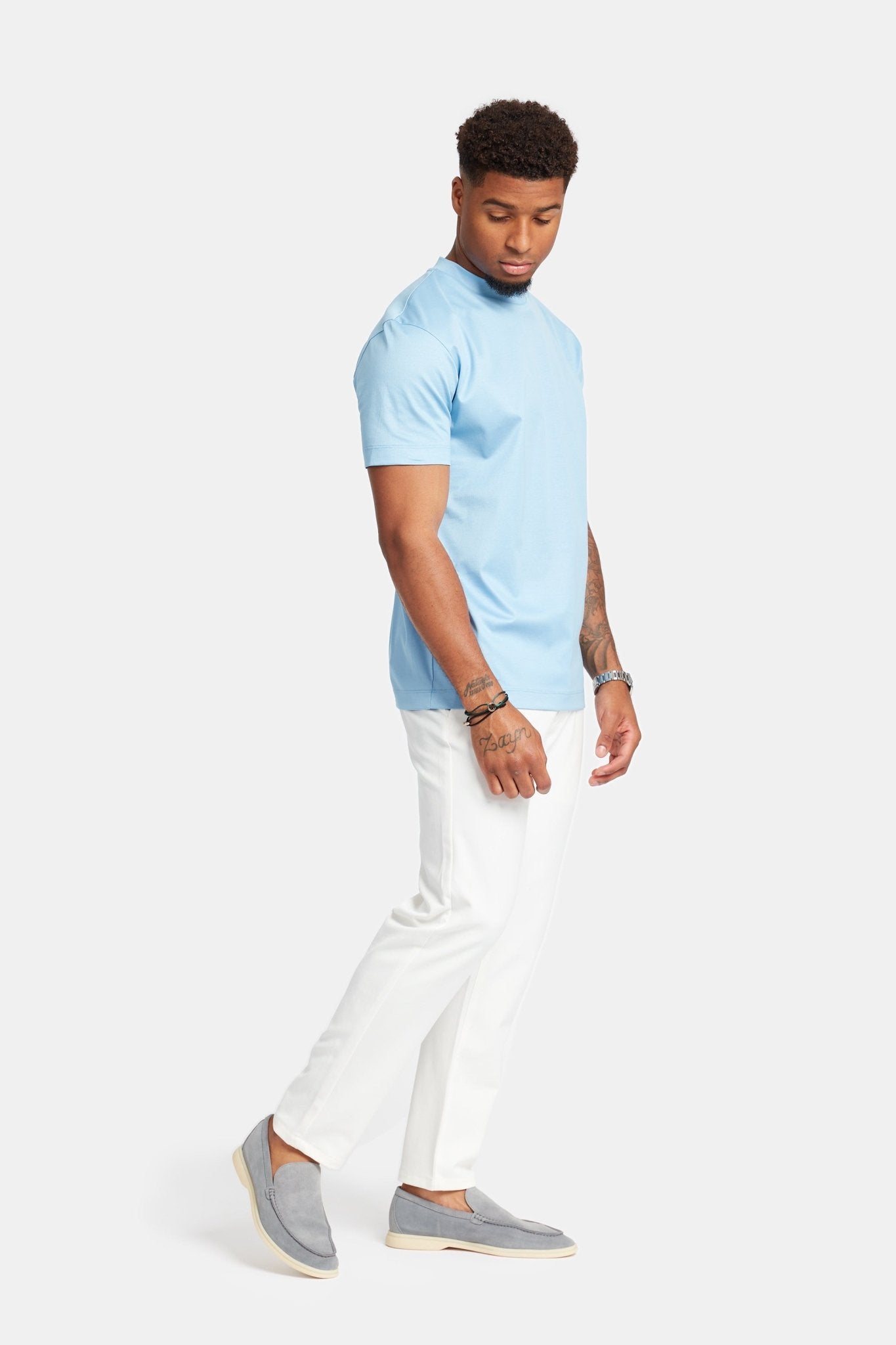 T-shirt bleu ciel T-shirt bleu ciel